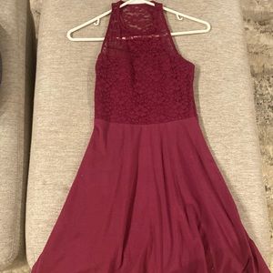 Maroon dress